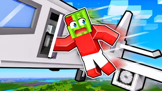 TRAPPED On A PLANE In Minecraft!