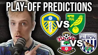 Championship Play Off PREDICTIONS | Leeds United vs Norwich & West Brom vs Southampton!