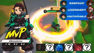 TANJIRO BEST FIGHTER HERO!!! | TANJIRO BEST BUILD | TANJIRO JUMP ASSEMBLE GAMEPLAY