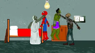 Granny Vs Spiderman Hulk Funny Animation Drawing Cartoon 2