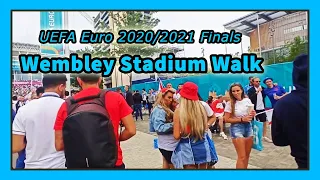 Wembley Stadium Walk During The 2020/2021 UEFA Euro Championship Finals (England vs Italy)