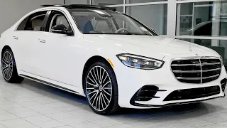 2021 Mercedes Benz S580 Sedan AMG Line Diamond White