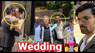 Engin Akyürek attended his cousin's wedding with Demet Özdemir!
