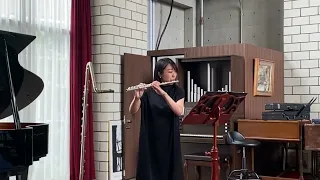 P.Gaubert:Nocturne et Allegro Scherzando/P.ゴーベール:ノクターンとアレグロ・スケルツァンド/pf安達萌/fl榎美子＠フルート＠FLUTE