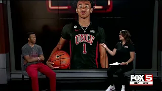 Las Vegas 5-star point guard Dedan Thomas Jr. commits to UNLV. Like father, like son.