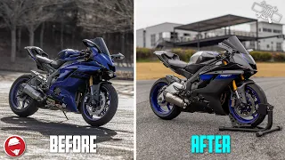 Yamaha R6M FULL BUILD TIMELAPSE | Under 10 min!!