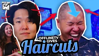 HE WENT BALD?! - OFFLINETV GIVES HAIRCUTS