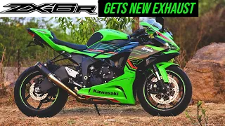 My ZX6R Gets New Exhaust & Accessories | Eargasm Guaranteed!!