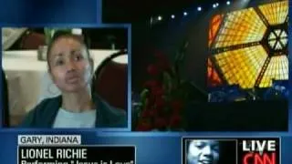 Lionel Richie sings at Michael Jackson memorial