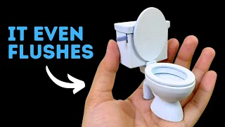 World’s Smallest (Working) Toilet [3D Printed]