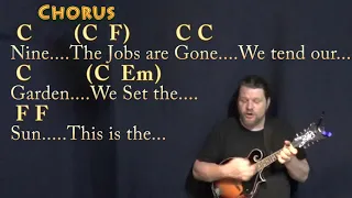 Gulf Coast Highway (Emmylou Harris) Mandolin Cover Lesson in C with Chords/Lyrics
