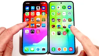 iPhone 13 vs Galaxy S24 Speed Test #2 (iOS 17.4.1 vs One UI 6.1)