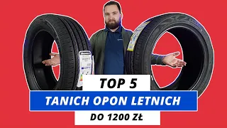 Tanie, A DOBRE! TOP5 - OPONY LETNIE 205/55R16 do 1200 zł za komplet | #SklepOpon.com