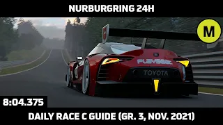 Gran Turismo Sport - Daily Race Lap Guide - Nurburgring 24h - Toyota FT-1 (Gr. 3)