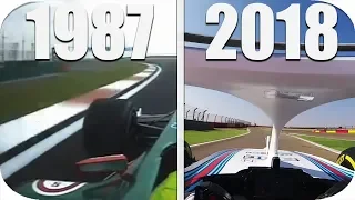 THE Evolution of Formula 1 On Board Engines Sound 1987-2018