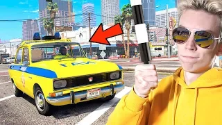 GTA 5 Игра за Полицейского 🚓 ПАТРУЛЬ НА СТАРЕНЬКОМ *МОСКВИЧЕ* (ГТА 5 МОДЫ LSPDFR 0.4)