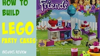 How to build LEGO Friends Party Cakes (Item 41112) and Review