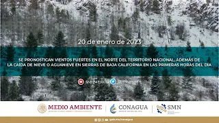 20 de enero de 2023 #Pronóstico del tiempo 08:00 h.