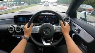 2019 Mercedes Benz CLA 220 AMG LINE / POV TEST DRIVE