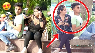 Getting Girls Too Closer Back Side Prank On Cute🥰 Girls || Epic Reaction😱 || T Rajnish Prank