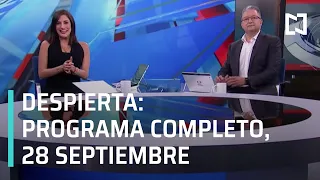 Despierta I Programa Completo  28 de Septiembre 2020