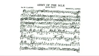 The Army Of The Nile March (Kenneth J. Alford) - 2nd B-flat Clarinet