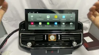 Обзор магнитолы #Parafar для Toyota Land Cruiser 200 на Android 10.0 #PF381L12