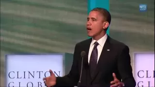 "honorable" mention of Eritrea by President Obama at the Clinton Global Initiative Annual Meeting