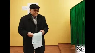 Выборы Альметьевск / Вбросы отсутствуют/Ветеран-нефтяник Дамир Нурутдинов проголосовал на выборах