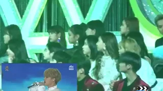 BLACKPINK’s reaction to BTS’s “Spring Day” at Golden Disc Awards 2018