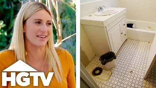 Botched Bathroom Remodel Needs Fixing | Help I Wrecked My House | HGTV