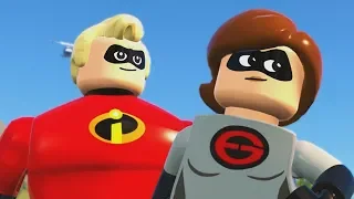 LEGO THE INCREDIBLES - All Cutscenes #1 (Game Movie)