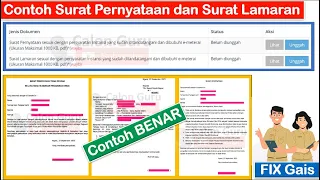 Contoh BENAR Surat Lamaran & Surat Pernyataan Pendaftaran PPPK Guru 2023 Diunggah di SSCASN 2023