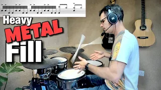 Heavy Metal Fill | Drum Lesson