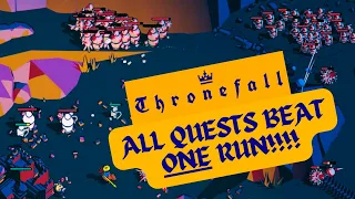 Thronefall Durststein How To Beat ALL Quests In ONE RUN