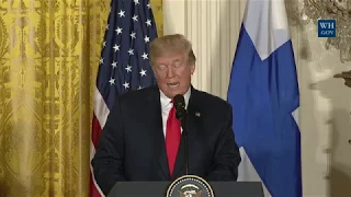 President Trump Holds a Joint Press Conference with President Niinistö