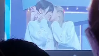 OMG! Chaeyoung kissed Mina 😭💕|| TWICE OSAKA FAN MEETING DAY2 #onceday