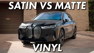 WHAT'S THE DIFFERENCE BETWEEN SATIN OR MATTE VINYL WRAP?