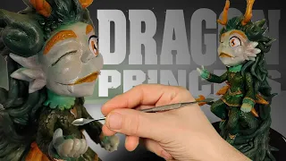 I made a DRAGON GIRL suclpture for my daughter - How to | Diorama | Polymer Clay