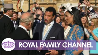 All Night Long? King Charles and Lionel Ritchie Attend Buckingham Palace Garden Party