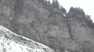 Winter at Taughannock Falls in Trumansburg, NY