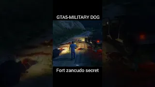 GTA5~ Military Dog | Fort Zancudo Secret | #shorts #gta5 #gta5secret