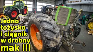 Ciągnik Fendt 926 pokrojony na kawałki 👉Skutek uszkodzenia łożyska przedniego napędu [Korbanek]