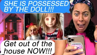 My Sister is POSSESSED By A CREEPY DOLL! *She TURNED Into The DOLL* (Scary Text Message Story Time)