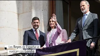 Los Reyes de España se vuelcan con Gandia