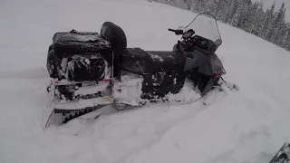 Проходимость самодельного снегохода