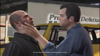 GTA V - Michael Beats up Simeon