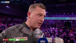 Chris Dobey Not Happy With Gary Anderson After Incident