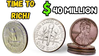 TOP MOST VALUABLE COINS - RARE DIMES, PENNIES, & QUARTERS WORTH A LOT OF MONEY!