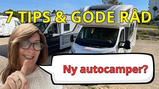 7 tips og gode råd når du køber ny autocamper